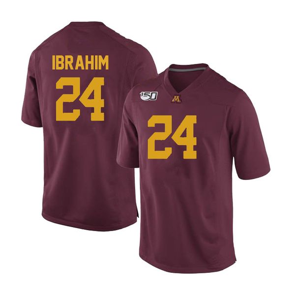 

Tanner Morgan Stitched Youth Minnesota Golden Gophers Kamal Martin Rodney Smith Mohamed Ibrahim College Jersey Red Gold