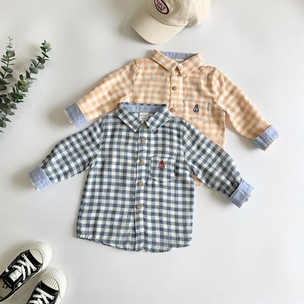 

мальчик с длинными рукавами вышитые парусные рубашка детская двухслойная хлопок рубашка вышита парусное судно 1-5 лет, White;black