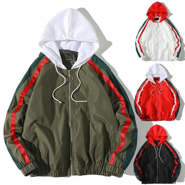 

men's jackets 2021 fashion autumn winter packwork slim fit long sleeve hoodie blouse coat z709, Black;brown