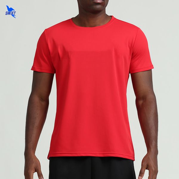 

главная обучение с коротким рукавом рубашки running men quick dry футболки дышащий топы тис спорт мужские тренажерный зал спортивная одежда, Black;blue