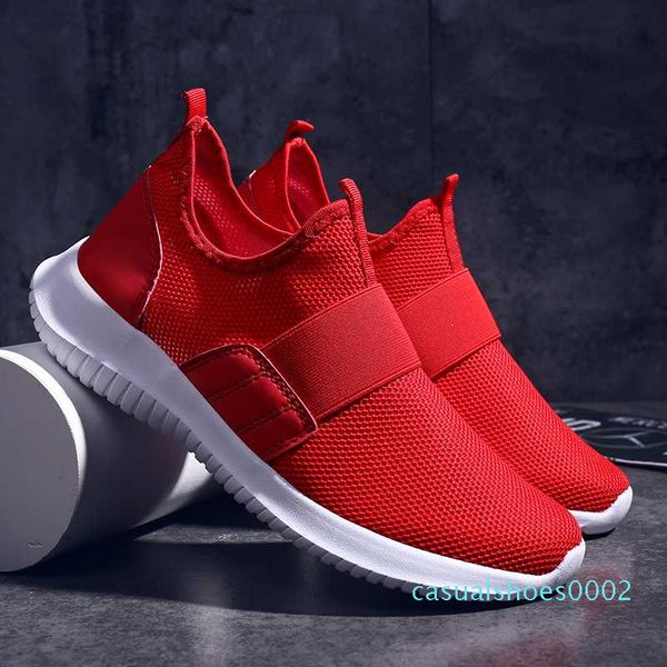 

men's sneakers fashion breathable running walking casual sports shoes c02, Black