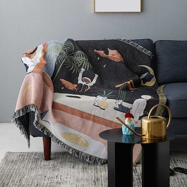 

fantasy throw blanket for sofa travel airplane blanket weighted space travel pattern simple carpet tapestry bedspread