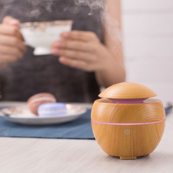 

wood grain humidifier ultrasonic humidifier air purifier atomizer mist maker fogger essential oil aromatherapy diffuser for home yoga