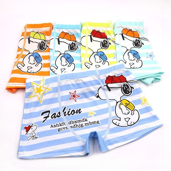 

new boy's boxer underpants and children's cartoon snoopy cartoon printed underwear boy's four-corner underwear, Camo