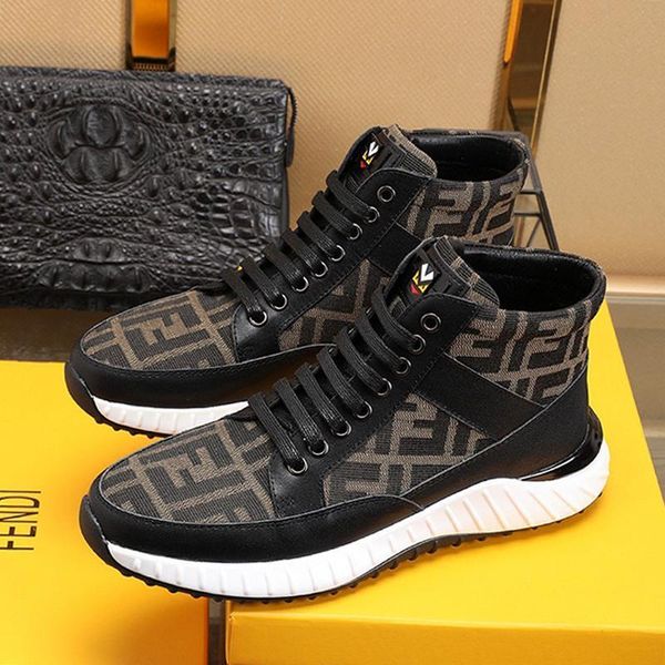 

mens shoes fashion comfortable autumn and winter footwears high lace -up plus size sports men boots scarpe sportive da, Black