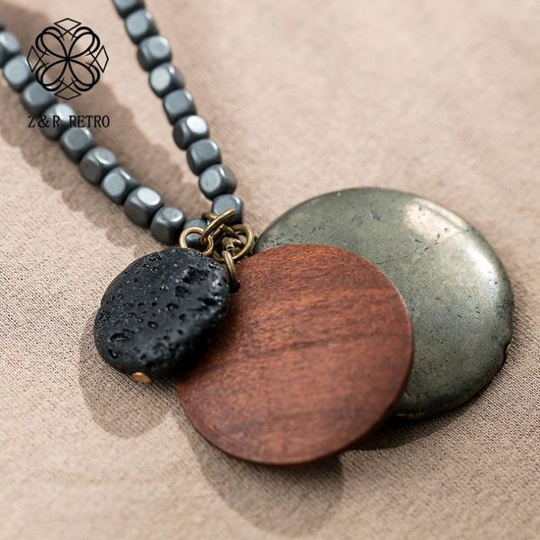 

stone beads long necklace for jewelry vintage rope chain necklaces necklaces & pendants jewellery suspension chokers 2020 new, Silver