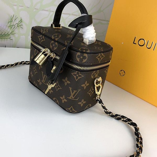

fast delivery women bag leather shoulder bags luxury design crossbody bag chain mini totes lady handbag with origin box