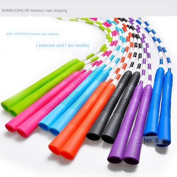 

y3bcz senior high school fitness equipment entrance examination training skipping sporting goods bamboo pattern rope skipping fitness equipm