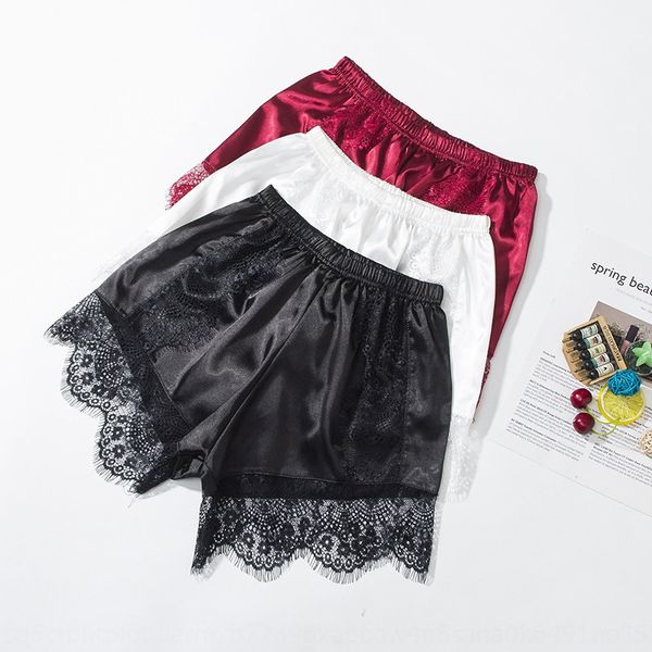 

c51vl кружево цветок защита границ света женщины летом тонкие верхняя одежда плюс размера свободных леггинсы три точки штанов страхования бе, Black;white