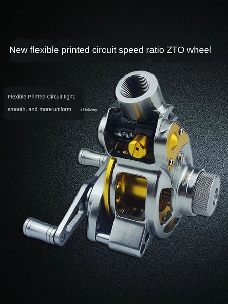 

zm3vp [ne all-metal cable mid-pass ] hand pole modified fishing with unloading speed ratio of 3 axes new type all-metal cable wheel salvage