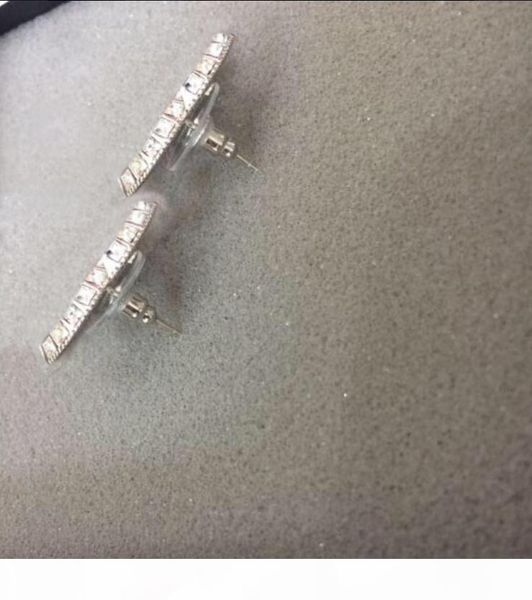 

k have stamps fashion diamond hoop cc earrings aretes orecchini for lady women party wedding lovers gift engagement jewelry for bride w, Golden;silver