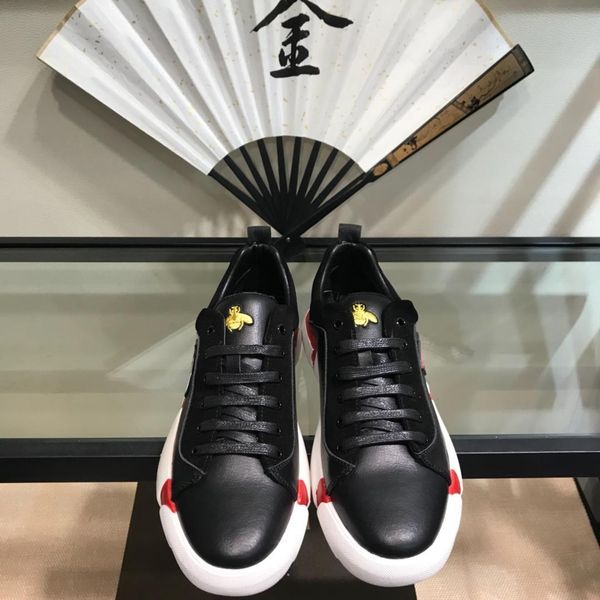 

2019d new limited edition casual shoes men's shoes comfortable breathable low to help running shoes original box packaging 38-4411, Black