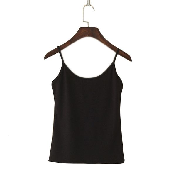 

tank women summer casual camisoles womens t shirt spaghetti strap cropped vest female camis fashion synthetic cotton, White