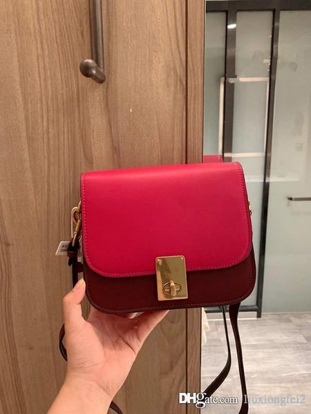 

summer new saddle bag women's versatile one shoulder bag fashion color matching messenger bag
