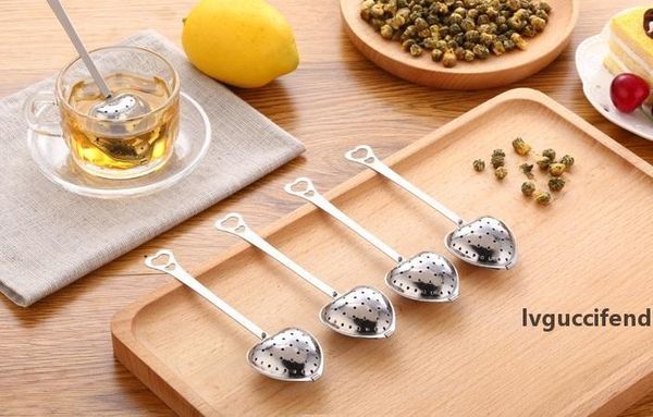 

tea time heart tea infuser heart-shaped stainless herbal tea infuser spoon filter