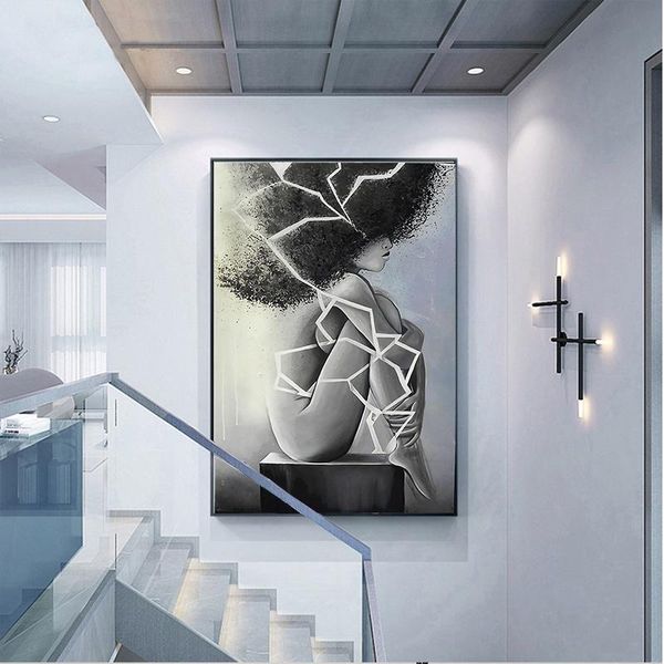 

modrem abstract black and white nude woman posters and prints wall art canvas paintings picture for living room home decor