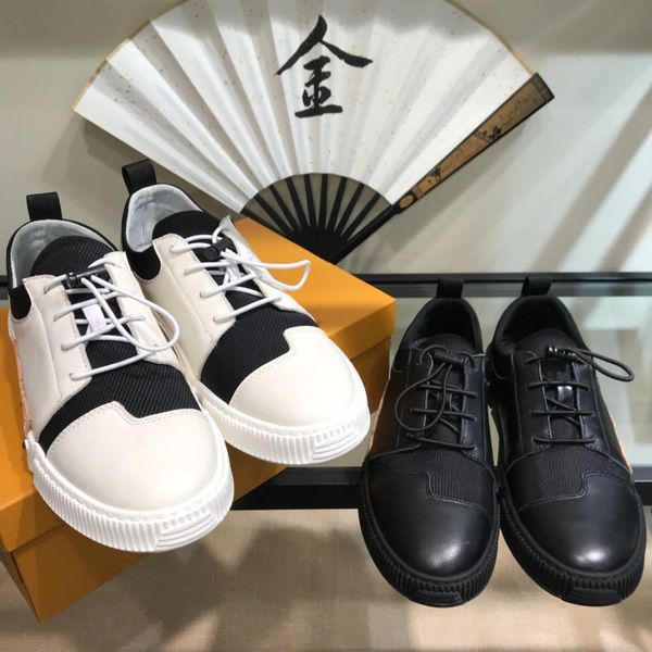 

2019h spring and summer new limited edition british wild shoes men's casual shoes, color matching comfortable white shoes11, Black