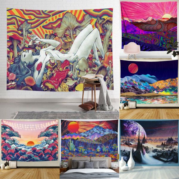 

mount sun tapestry art wall hanging home blanket decor tapestry