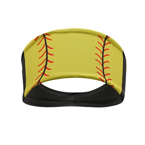 

softball baseball basketball sweat-absorbing headscarf sports quick-drying hair softball hair b men's and women's headband headwea, Yellow;black