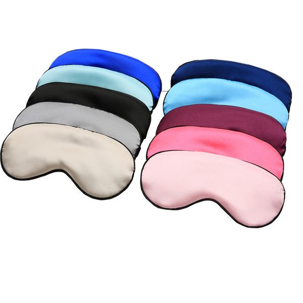 

selling silk imitation sleep rest eye mask eye shade cover padded shade cover travel relax masks aid blindfolds