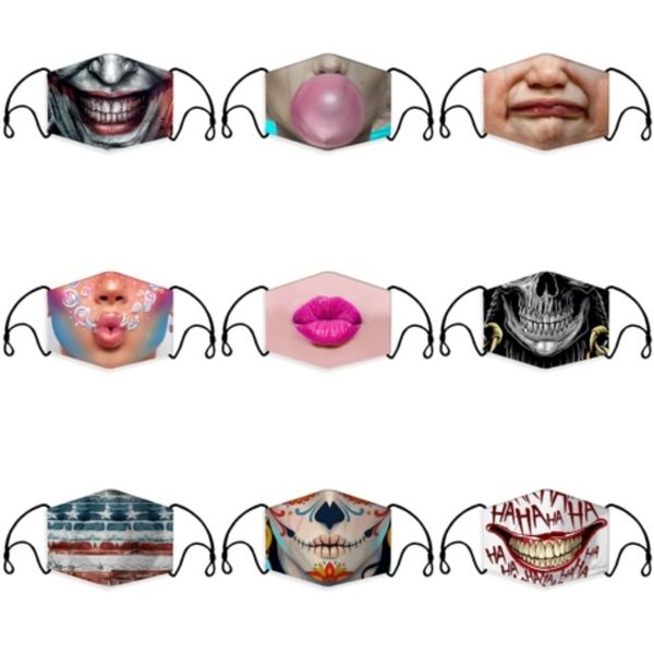 

дизайнер face mask fun костюмированный нижняя половина лица рот муфельные маска многоразового пыли теплый ветрозащитный хлопка маски # 204