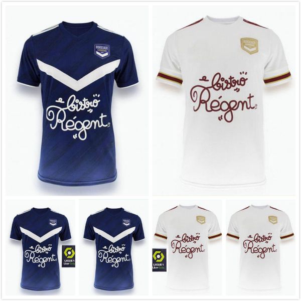 

20 21 girondins de bordeaux soccer jerseys 2020 2021 maillot de foot briand s.kalu kamano benito de oudin men basic football shirt, Black;yellow