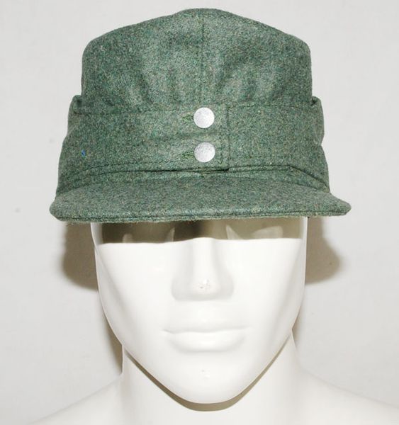 

wwii german wh em m43 panzer wool field cap size-31733, Blue;gray