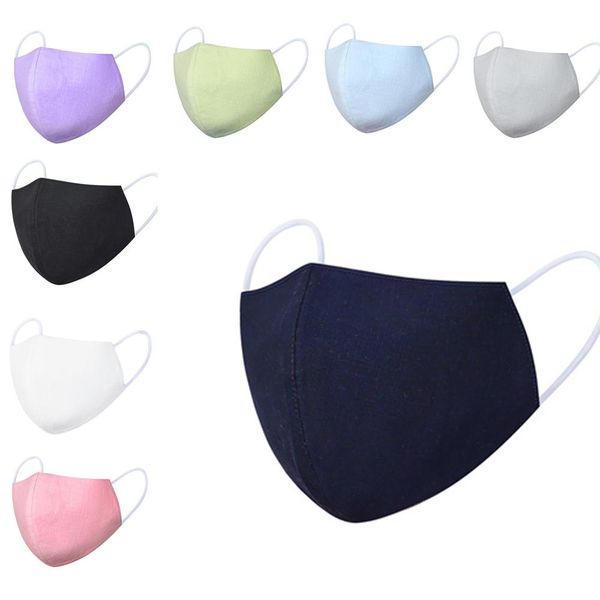 

reusable washable cotton mouth face mask cover respirator anti-dust designer face mask linen mask dhl free