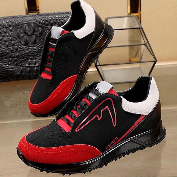 

luxury men shoes casual sneakers flats fashion sneakers male footwear platform zapatos de hombre with box mens shoes black scuba low