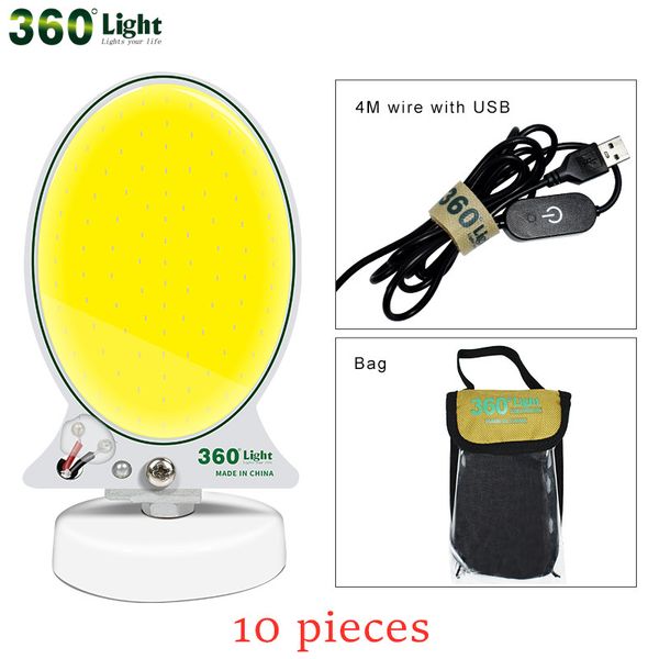 

portable lanterns 10 pieces of lantern tm-24cob usb dc 5v led lumen is 2000lm camping lighting equipment lamp power bank