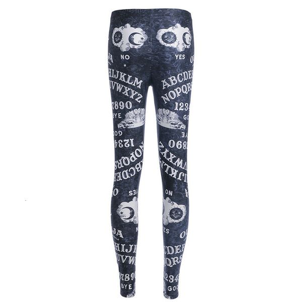 

leggings fashion plus size extra terrestrial digital printing fitness leggings size s 4xl drop shipping, Black