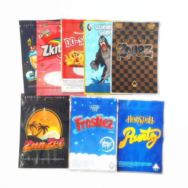 

Белый Runtz розовый Runtz OG Gruntz розовый + Runts персик кобблер Runty розовый Runtz Ziplock сумки для сухой травы цветок