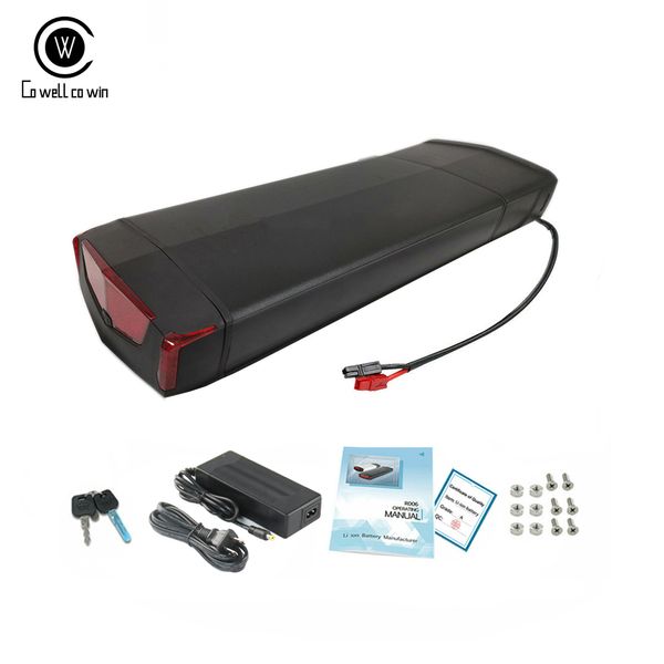 Portapacchi posteriore 36V 17.5AH Ebike Batteria Elektrische Fahrradbatterie con celle Samsung 35E 18650 per motore 500W 350W 250W