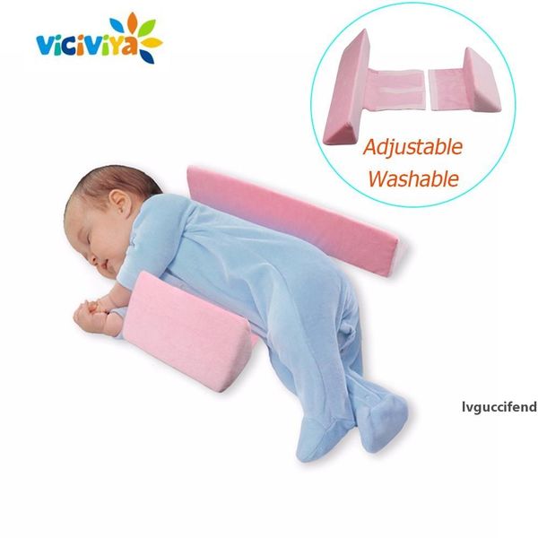 

anti roll pillow newborn baby pillow infant adjustable sleep positioner pillow anti flat head cotton baby positioning pad t200603