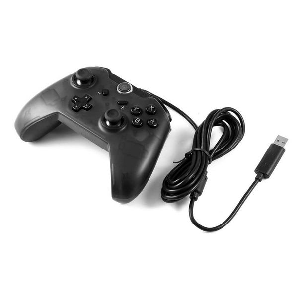 

new arrival wired game controller gamepad joypad leds remote telescopic control joystick for nintendo black switch console dhl ing