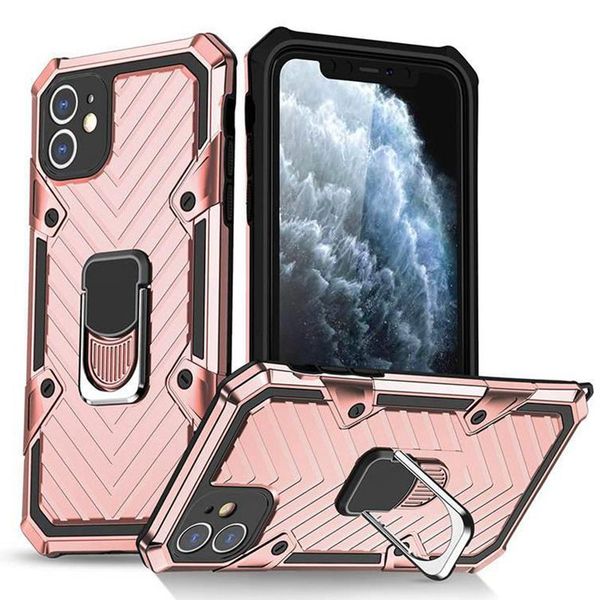 

for iphone 11 12 pro max xr xs max 6-7-8 plus suction kickstand ring holder case ultra slim design