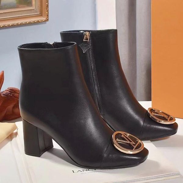 

women shoes madeleine ankle boot zipper bottes femmes snow winter leather big size lady shoes chaussures de femme ankle boots design l6990