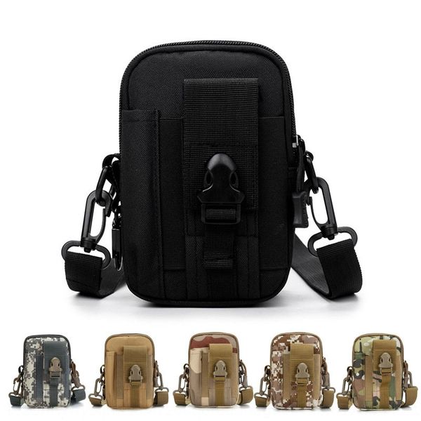 

jda1e outdoor waist tactical multifunctional sports running camouflage men's outdoor sports mobile phone bag hanging bag tactical mobil