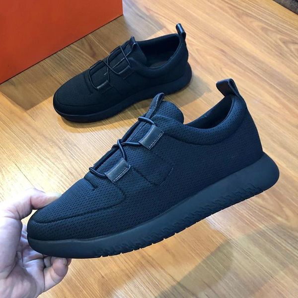 

team sneaker mens shoes new arrival comfortable breathable plus size shoes low lace -up luxury men shoes chunky sneakers, Black