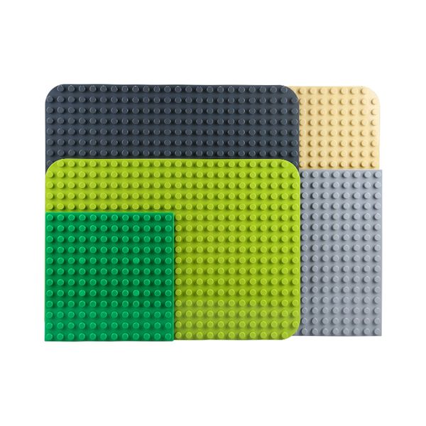 

larger particle right angle blocks baseplate educational children's toys 12x12 both boy and girl