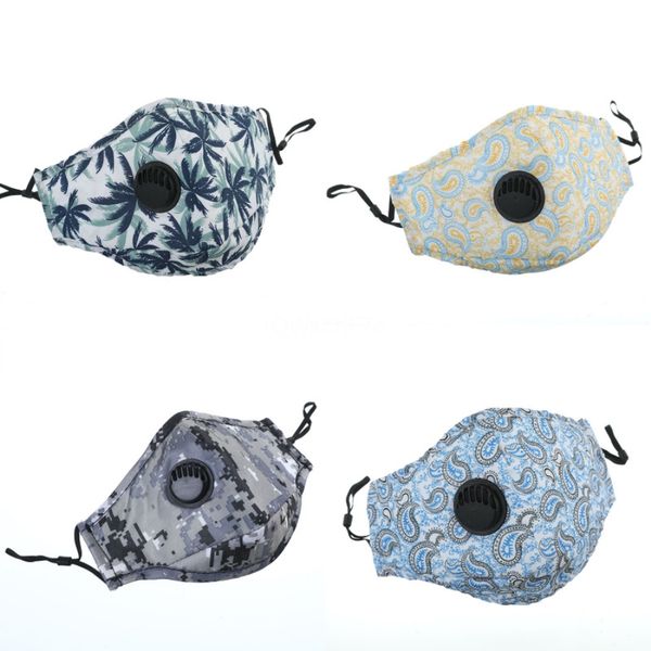 

anti dust mask pm2.5 breathing filters dust face mouth mascarillas designer printed masks washable reusable anti fog haze #470#326, Black