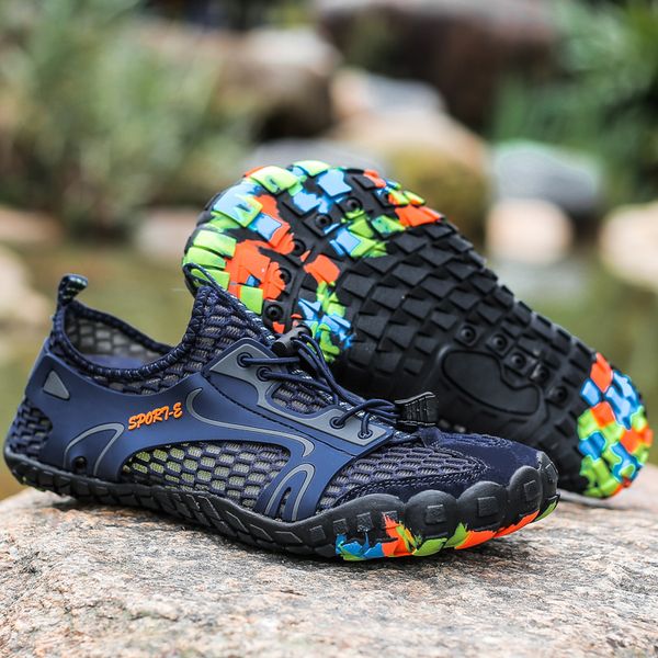

man hiking shoes comfortable trekking outdoor climbing quick dry water shoes waterproof men barefoot upstream lightweight
