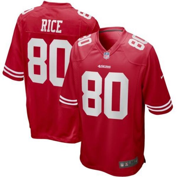 

jerry rice #80 men's retired xs-5xl stitched football jerseys, Gray