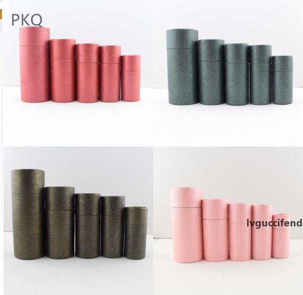 

10/20/30/50/100ml oil bottle packaging box kraft paper tube packing box dropper bottle round cardboard lipstick perfume