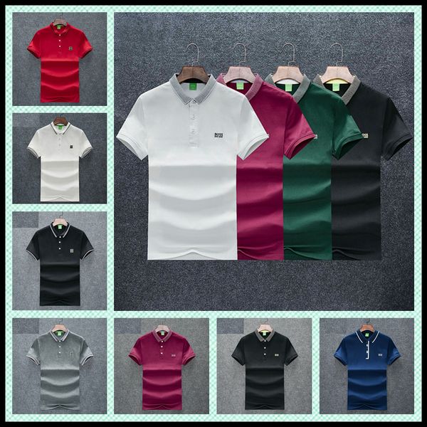

20ss mens designer polos brand small horse crocodile embroidery clothing men fabric letter polo t-shirt collar casual t-shirt tee shirt, White;black