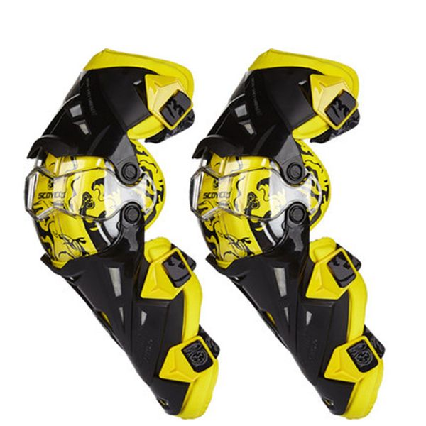 

motorcycle armor scoyco knee pads ce motocross guards protection protector racing safety gears race brace