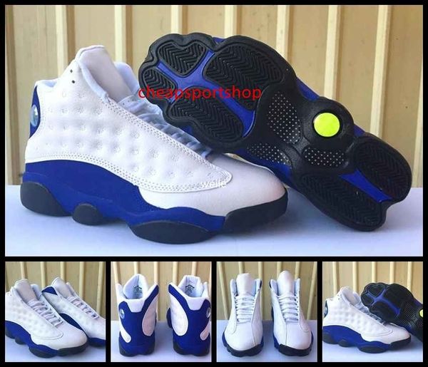 

new 13 xiii blue white basketball shoes for men,mens 13s prynne basket ball sports sneakers trainers size us 8-13