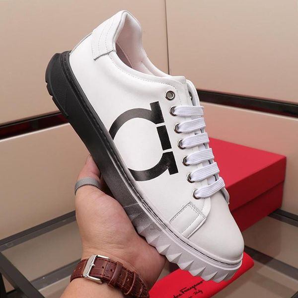 

new arrival mens shoes scarpe da uomo di lusso low lace -up luxury shoes fashion classic skateboarding casual men shoes, Black