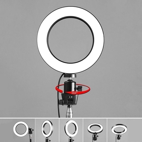 

factory p studio phone video led beauty ring light pgraphy dimmable ring lamp desklive flash bracket ring light