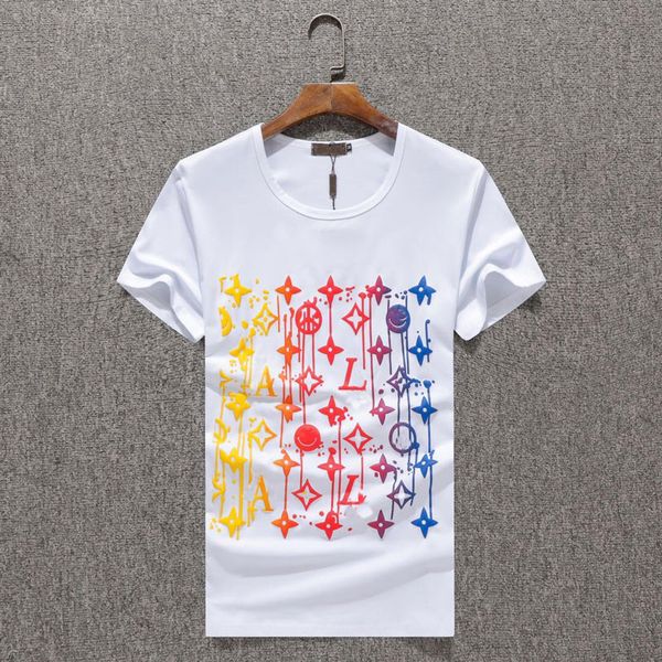 

fashion mens designers t shirt summer t shirt mens stylist t shirt hip hop men women black short sleeve tees e58, Gray